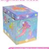 Jewelkeeper - Musical Jewellery Box for Girls with 2 Storage Drawers, Rainbow Mermaid and Gold Leaf - Melody Sobre las Olas Olas - Image 6