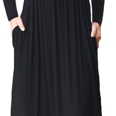 GRECERELLE Womens 2024 Maxi Dresses Long Sleeve Casual Long T Shirt Dress Travel Vacation Outfits