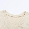 Dokotoo Work Dresses for Women 2024 Trendy Fall Dresses V Neck Knit A Line Long Sleeve Dress Sweater Dress - Image 8