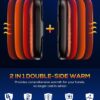 Hand Warmers Rechargeable, 2 Pack 6000mAh Electric Portable Heater, 20 Hrs Long Heating Hot Pockets Hand Warmer, Hunting Gear, Gifts for Women, Men, Raynauds, Camping, Golf, Outdoors - Image 4